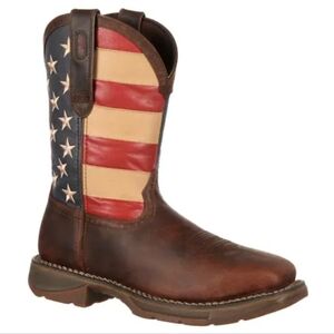 Durango Dark Brown Flag Boots